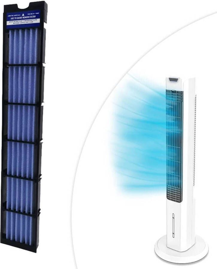 Livington ChillTower vervangingsfilter 1 st. Accessoires voor de mobiele airconditioner met verdampingskoeling Filter voor bijvullen ChillTower