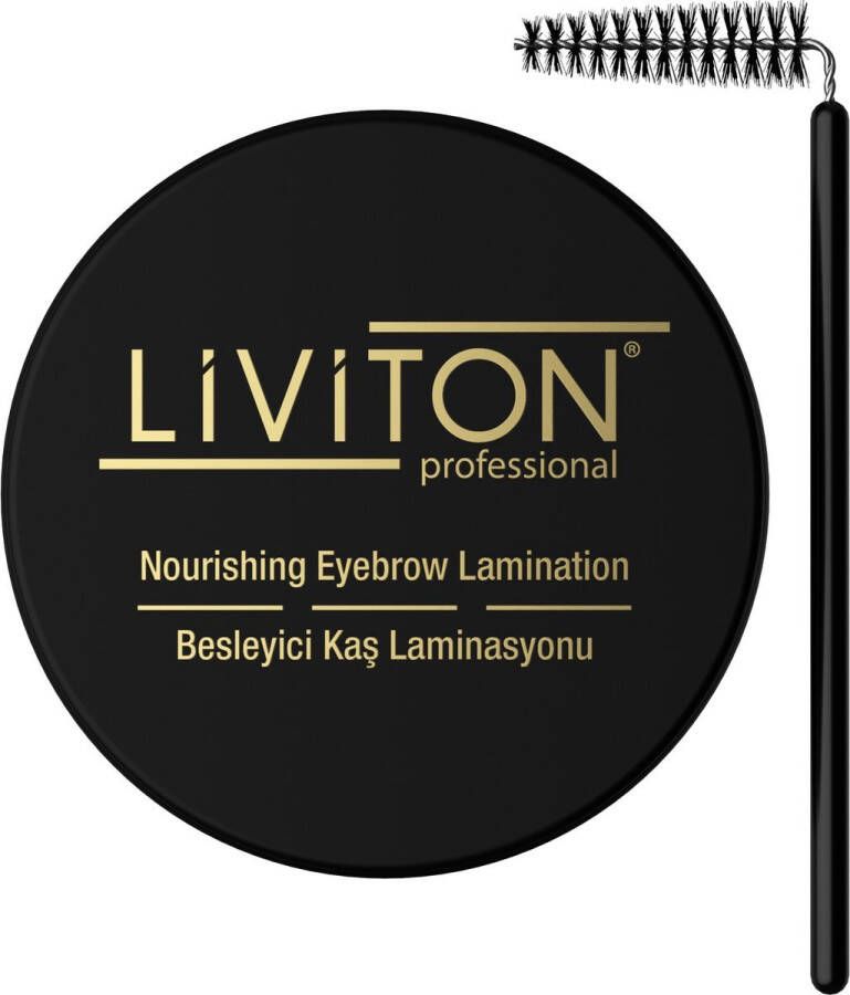 Liviton Professional Liviton Eyebrow Lamination Wenkbrauwgel Brow gel Transparant 50 ml