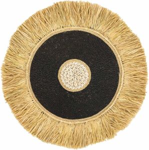 Liviza Muurdecoratie Ces Gemaakt van raffia kralen en schelpen