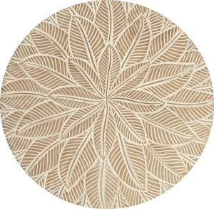 Liviza Muurdecoratie hout Flore 75 cm Woonkamer wanddecoratie Decoratieve accessoire