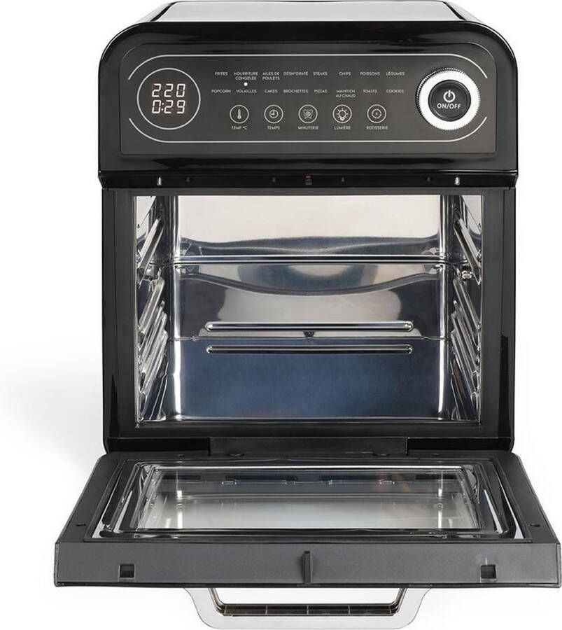 Livoo Airfryer oven 1600 W 12 L zwart