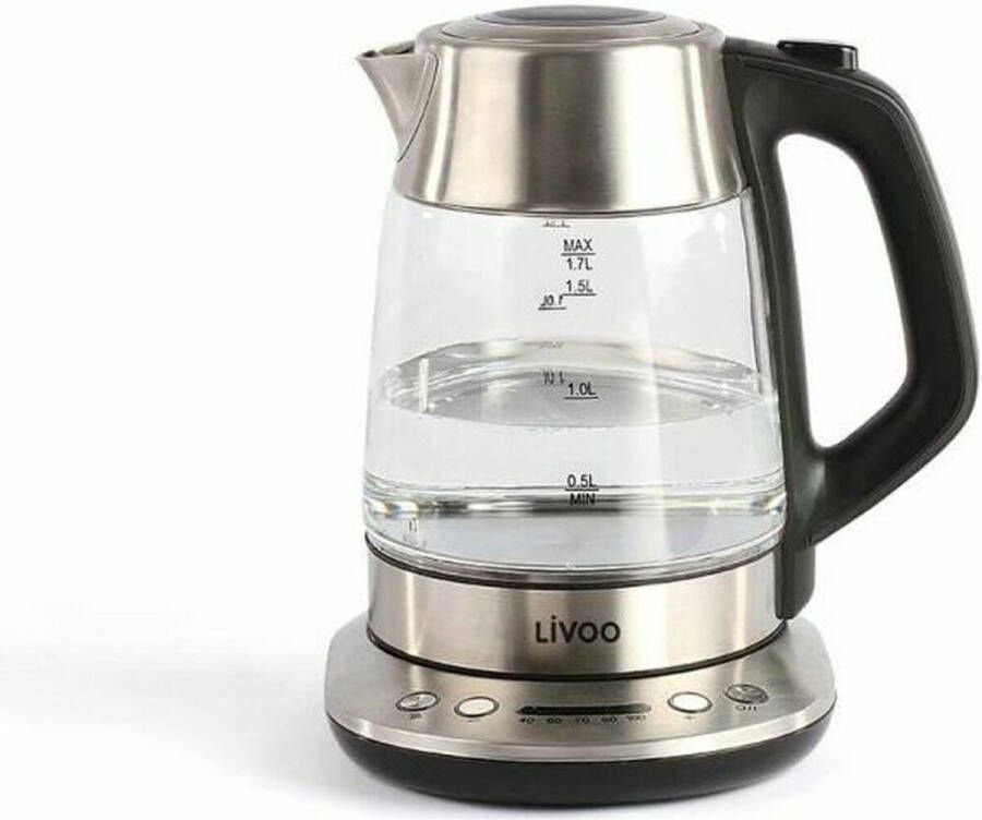 Livoo DoD165 Théiere Electric Kettle Wireless Gray