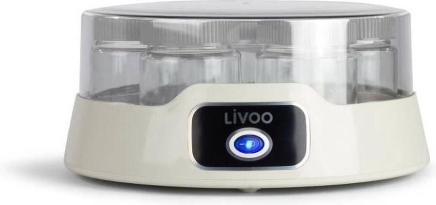 Livoo Yoghurtmaker DOP180G 14 glazen potten met schroefdeksel Inhoud per pot: 170ml