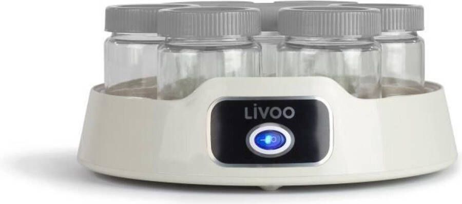 Livoo Yoghurtmaker DOP180G 14 glazen potten met schroefdeksel Inhoud per pot: 170ml