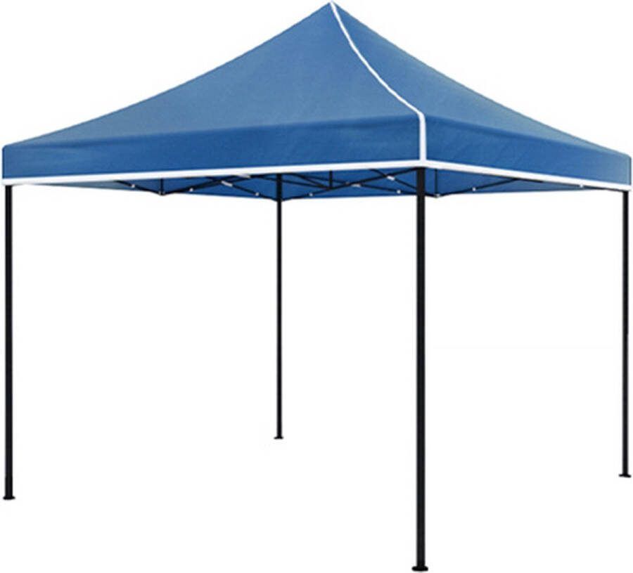 Lizzely Garden & Living Easy up 3x3m blauw luxe zonder zijwanden partytent opvouwbaar