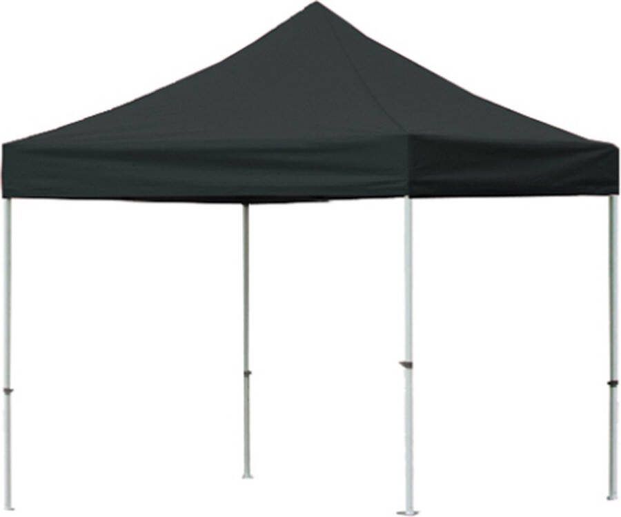 Lizzely Garden & Living Easy up 3x3m zwart 30mm (aluminium buizen) zonder zijwanden semi prof partytent opvouwbaar