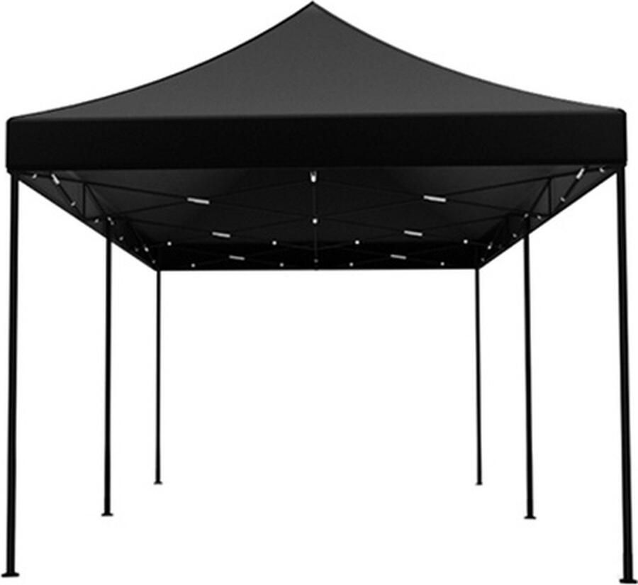 Lizzely Garden & Living Easy up 3x6m zwart luxe zonder zijwanden partytent opvouwbaar