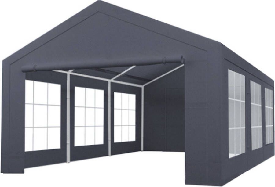 Lizzely Garden & Living Partytent 4x6m grijs semi professioneel