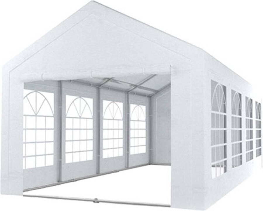 Lizzely Garden & Living Partytent 4x8m PVC met grondframe brandvertragend