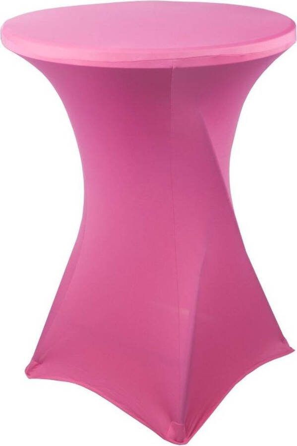 Lizzely Garden & Living Stretch rok roze statafel 80cm