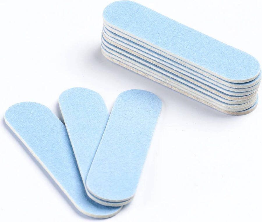 LJP Baby Nagelvijl 5 Stuks Blauw Zacht Nagelvijltje Baby Nagelverzorging Nagelvijl Karton Baby Nagelschaartje