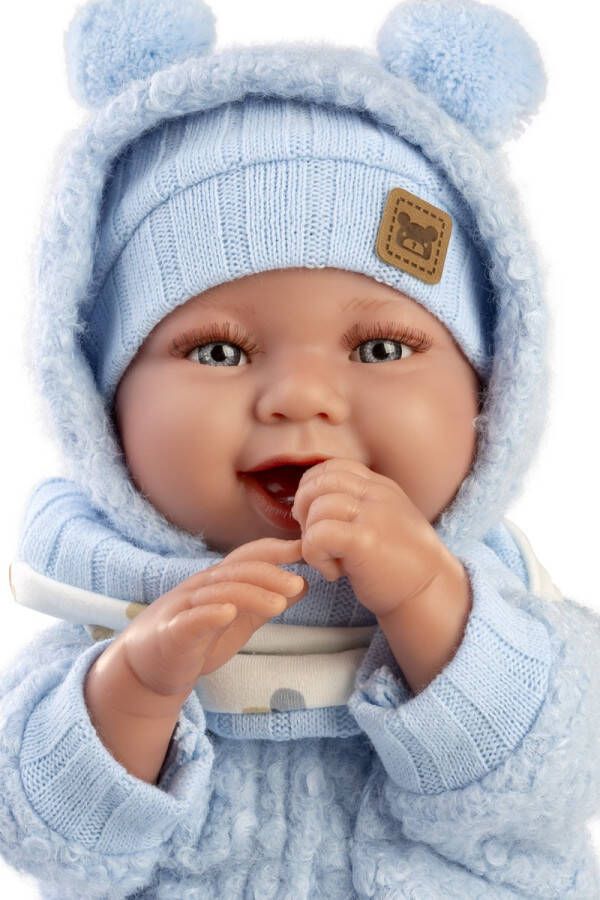 Llorens soft body Babypop Talo Sonrisas zonder geluid 44 cm