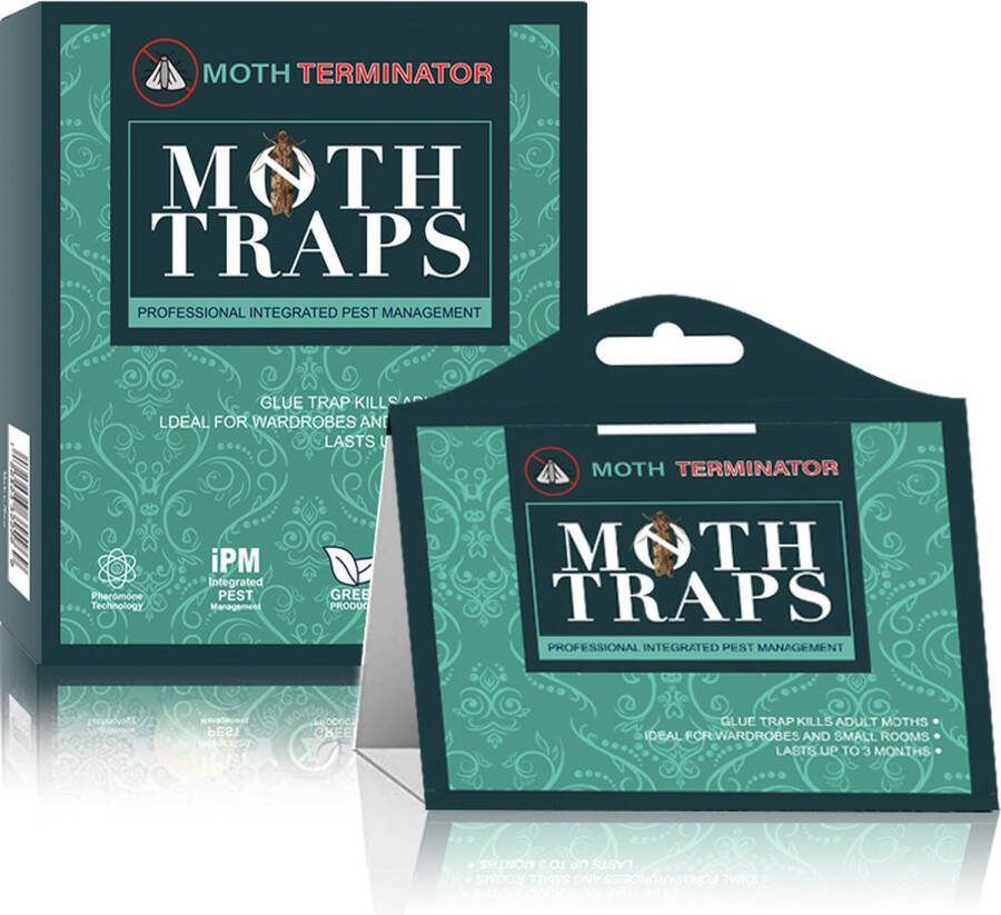 Lluux Mottenval 6 stuks – Voedsel- en Meelmotten Vanger Bestrijdingsval Feromoonval Motten bestrijden Milieuvriendelijke Ongediertebestrijding- Mottenval Levensmiddelen Moth Trap
