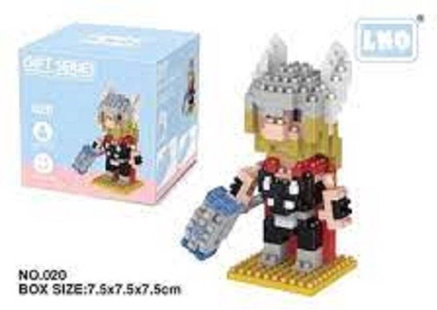 LNO Miniblocks bouwset 3D puzzel educational toys bouwdoos mini blokjes 020