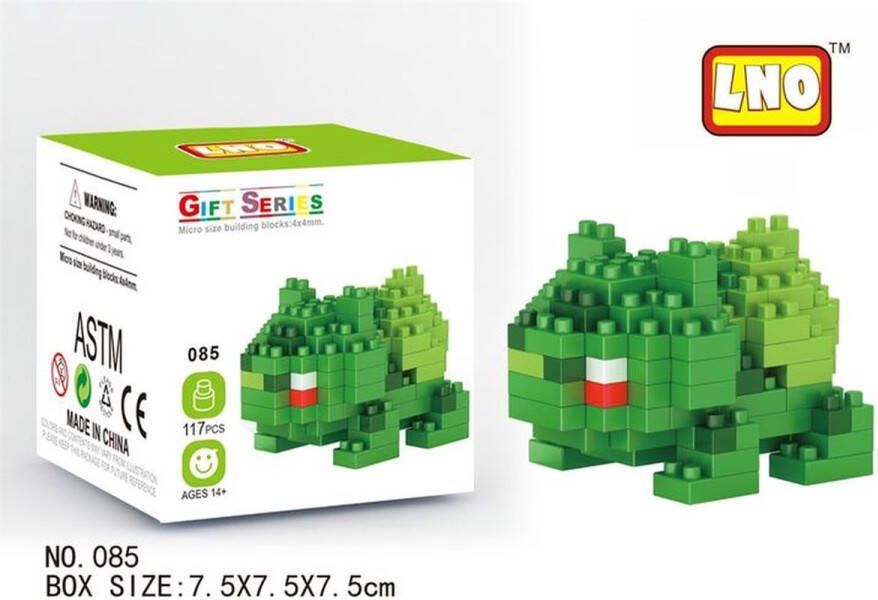 LNO Miniblocks bouwset 3D puzzel educational toys bouwdoos mini blokjes 085