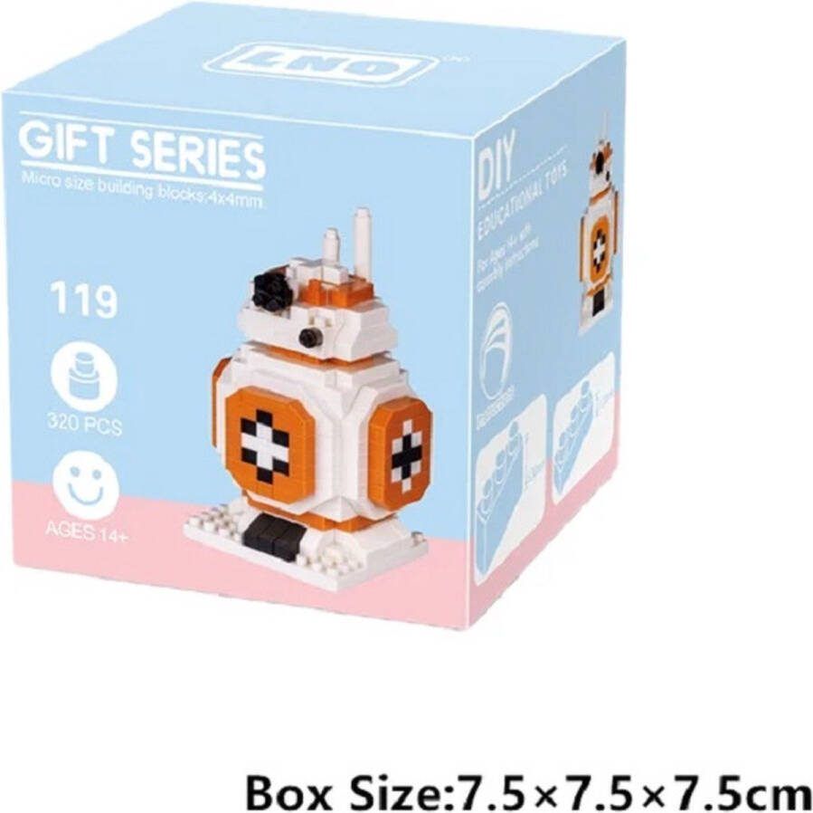 LNO Miniblocks bouwset 3D puzzel educational toys bouwdoos mini blokjes 320 st