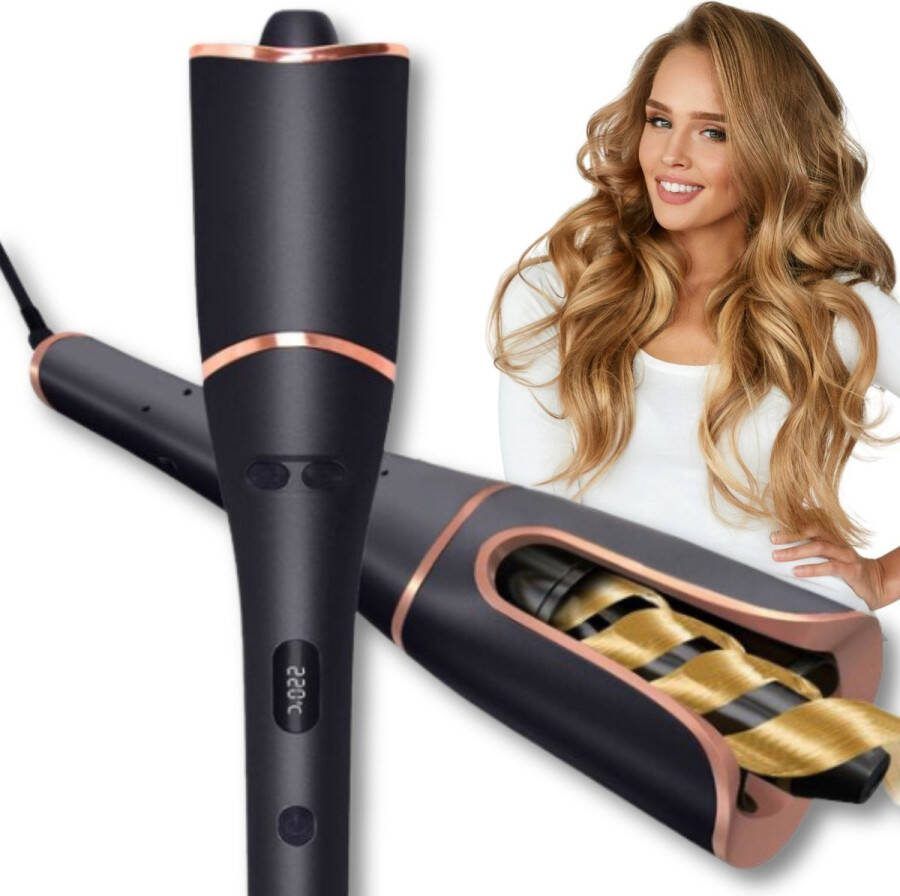 L'Noir Krultang Automatische Krultang 5 in 1 Krultangen Krulborstel Roterend Haarkruller Automatisch Hair Curler Airstyler