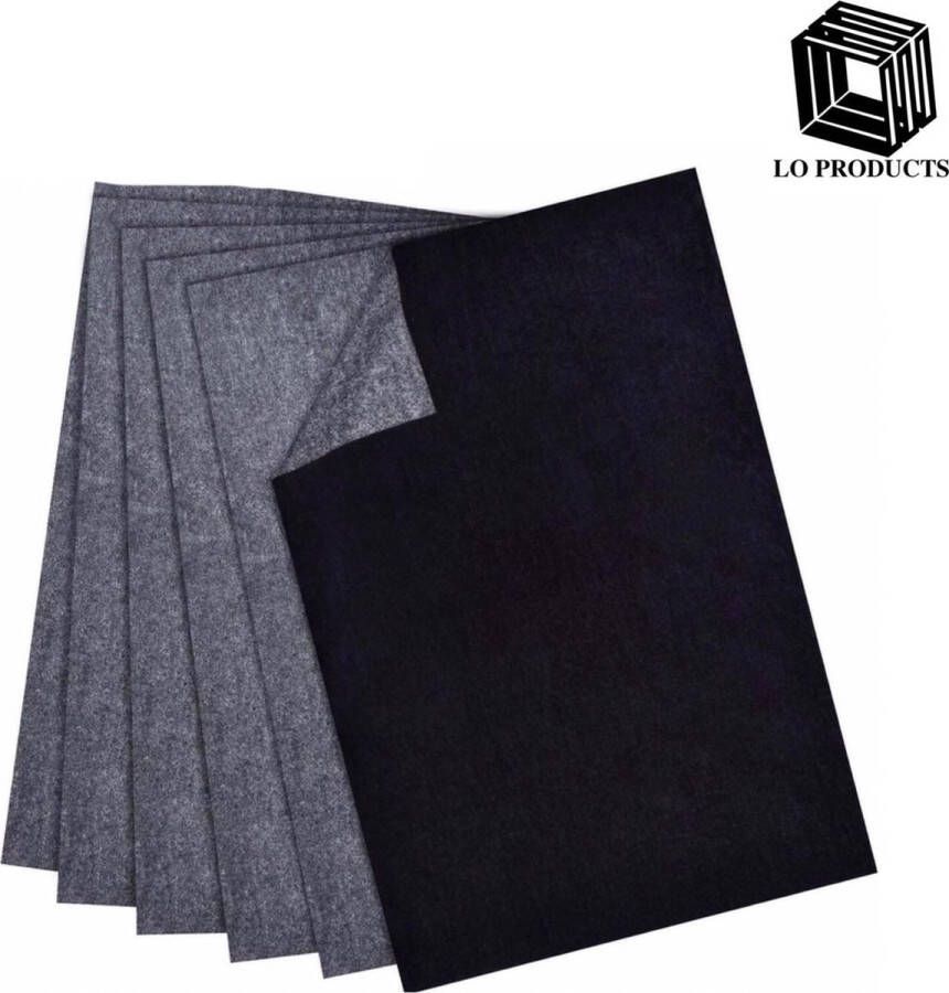 LO Products LO s- 100x Carbonpapier Transferpapier Overtrekpapier- Tekenen Kunst hobby 100 stuks A4 formaat