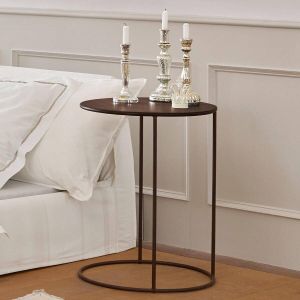 Loberon Bijzettafel Kettering donkerbruin
