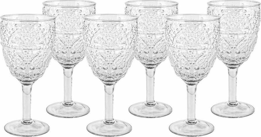 Loberon Glas set van 4 Ivrecourt helder