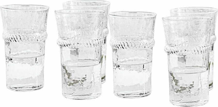 Loberon Glas set van 6 Beiras helder