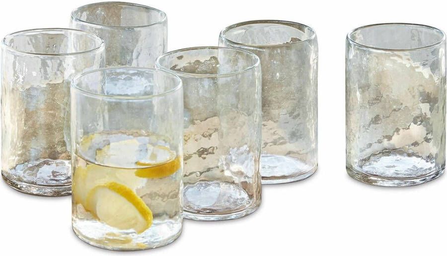 Loberon Glas set van 6 Clarksville helder