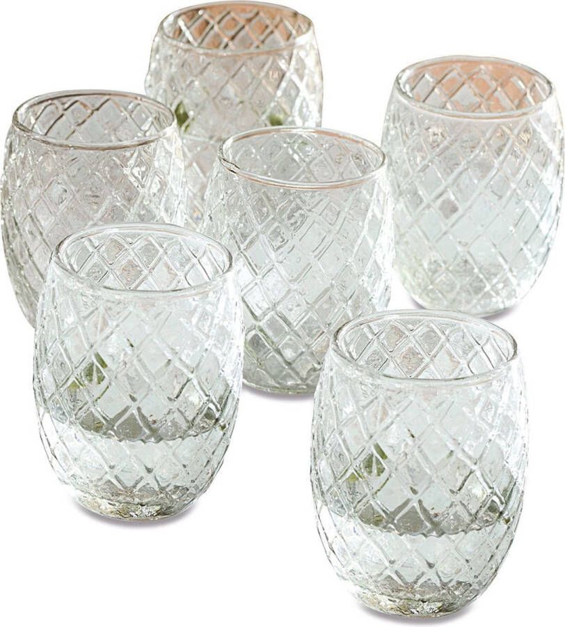Loberon Glas set van 6 Corrofin helder