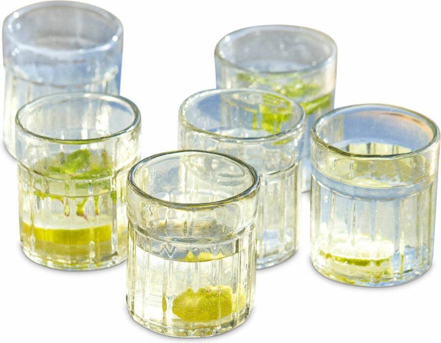 Loberon Glas set van 6 Roseville helder