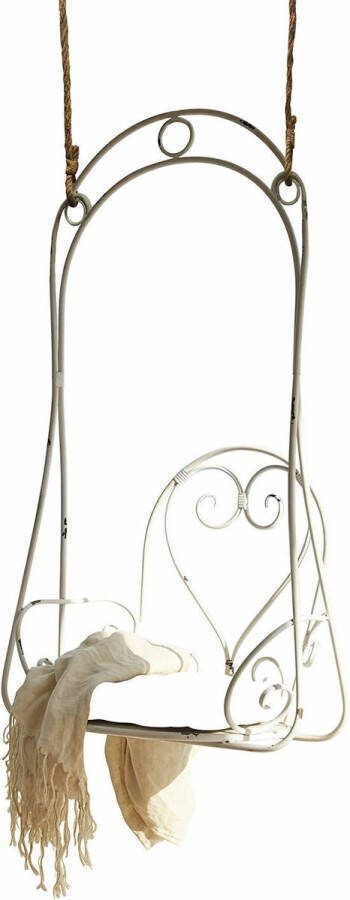 Loberon Hangfauteuil Kayla antiekwit