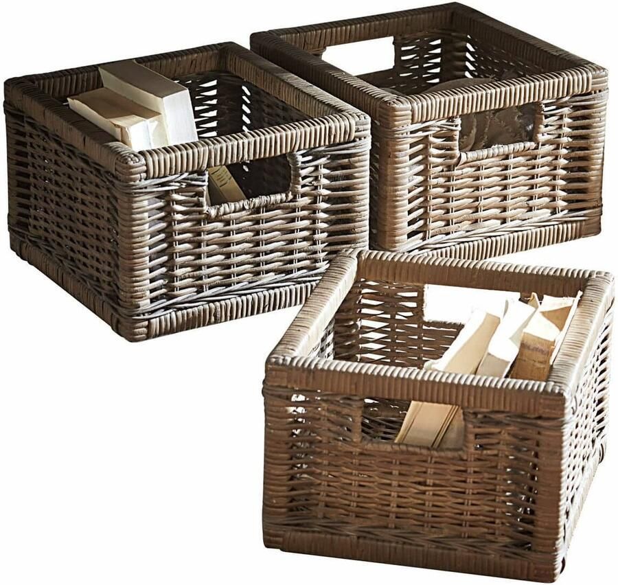 Loberon Mand set van 3 Morvan bruin