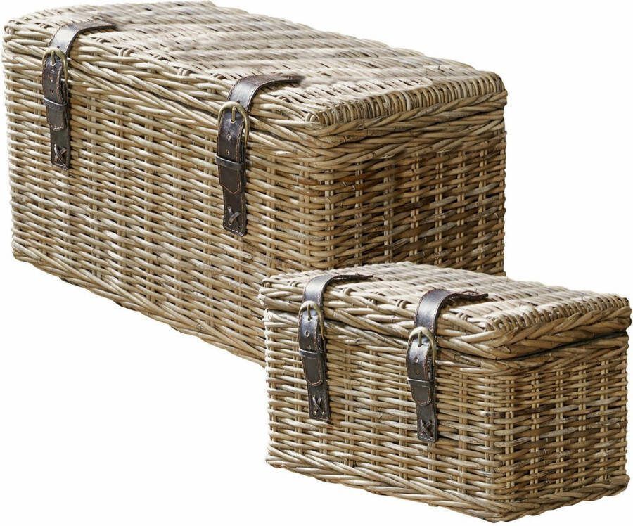 Loberon Mand set van 2 Darill bruin
