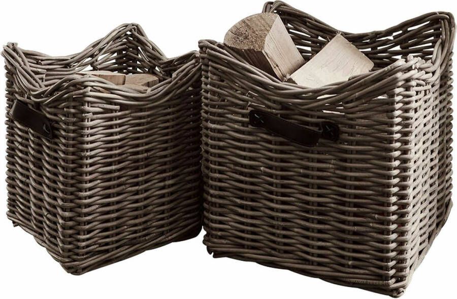 Loberon Mand set van 2 Morrilton bruin