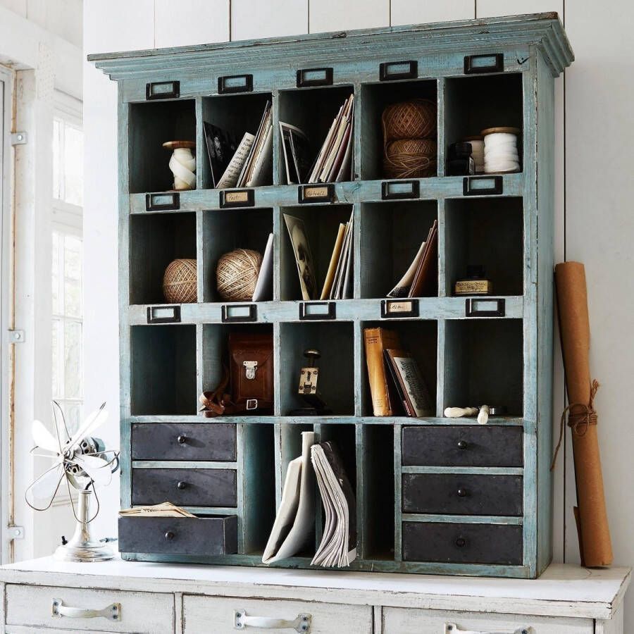 Loberon Organizer Andover grijsblauw