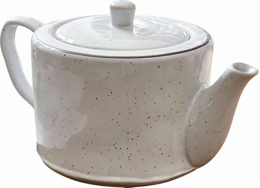 Loberon Theepot Biarré wit