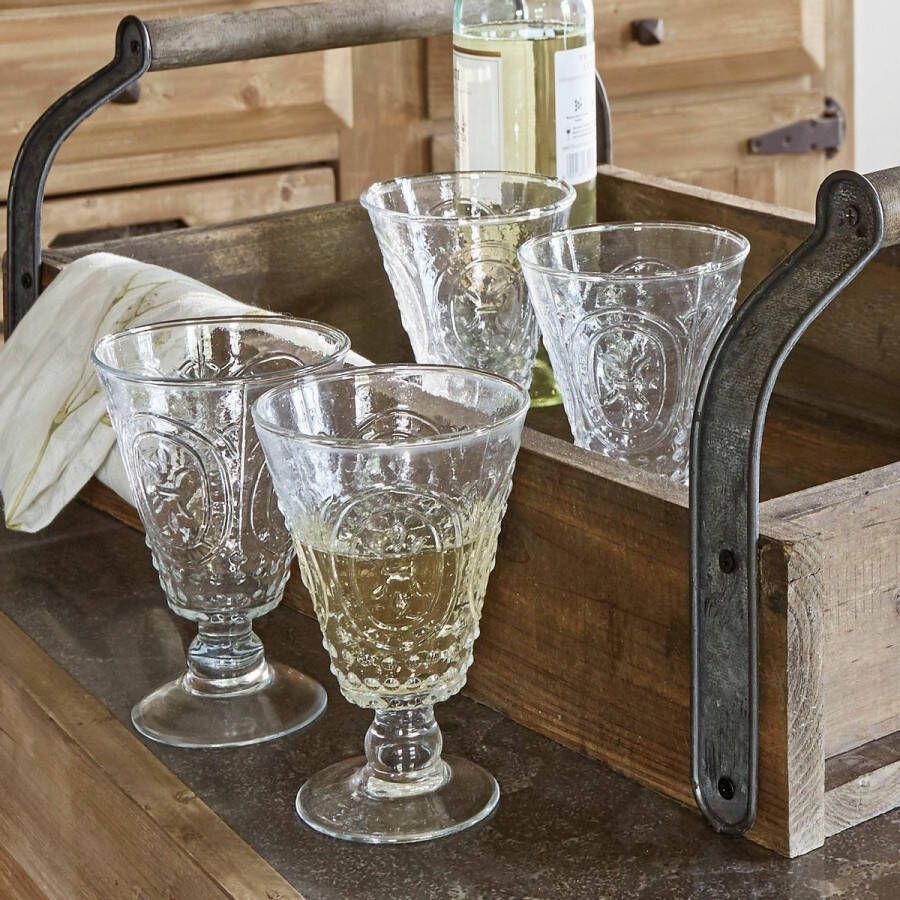 Loberon Wijnglas set van 4 Sarton helder