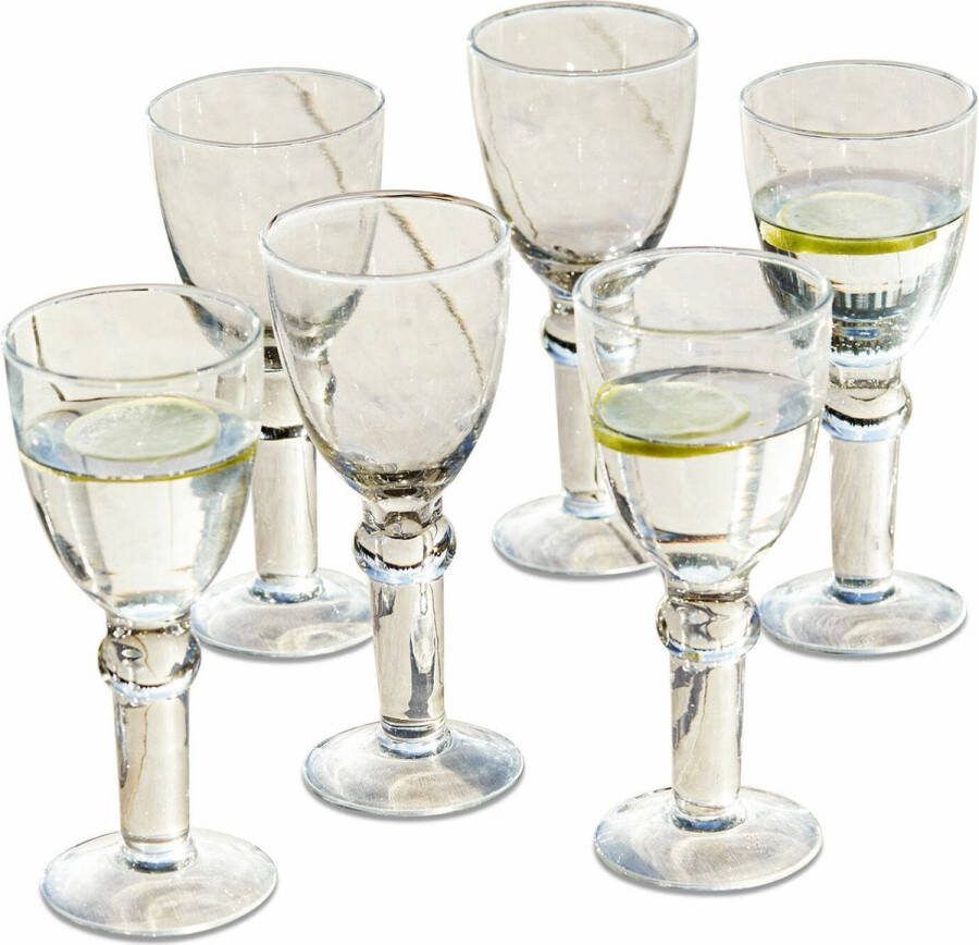 Loberon Wijnglas set van 6 Devon helder