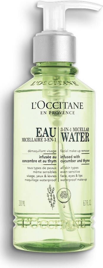 L'Occitane Gezichtsreiniger en Provence Micellair Water 3-in-1 Infusion 200ml