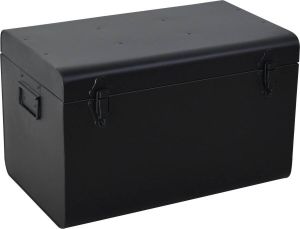Merkloos LOFT42 Box Opbergkist Medium Metaal Mat Zwart 50x31x31