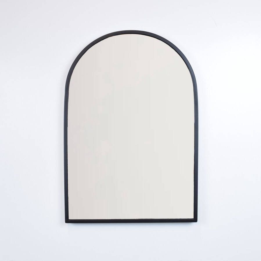 LOFT42 Briq Wandspiegel – Zwart Metaal 48x69x3