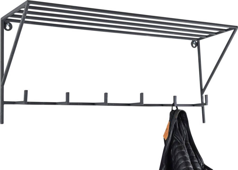 LOFT42 Hook Kapstok Zwart – Metaal – 6 Haken