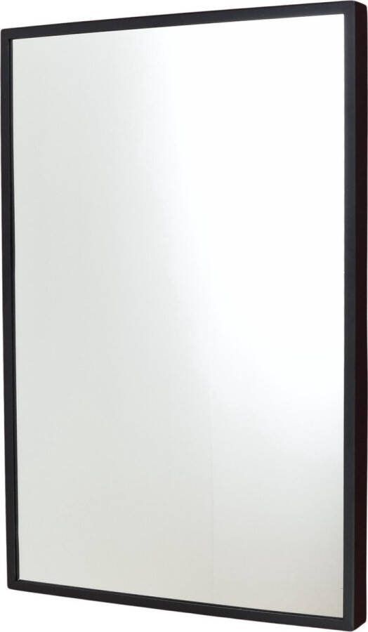 LOFT42 Industry Rectangle Spiegel Metaal Mat Zwart 60x40x4