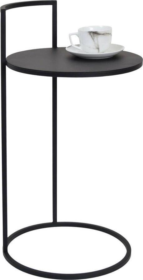 Loft42 Jimmy Bijzettafel Metaal Mat Zwart -35x35x66