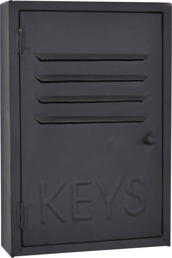 LOFT42 Keys Metalen sleutelkastje Zwart Industrieel 30x20x6 5
