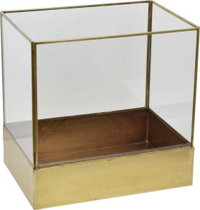 LOFT42 Liva Large Windlicht Goud Metaal 30x21x30