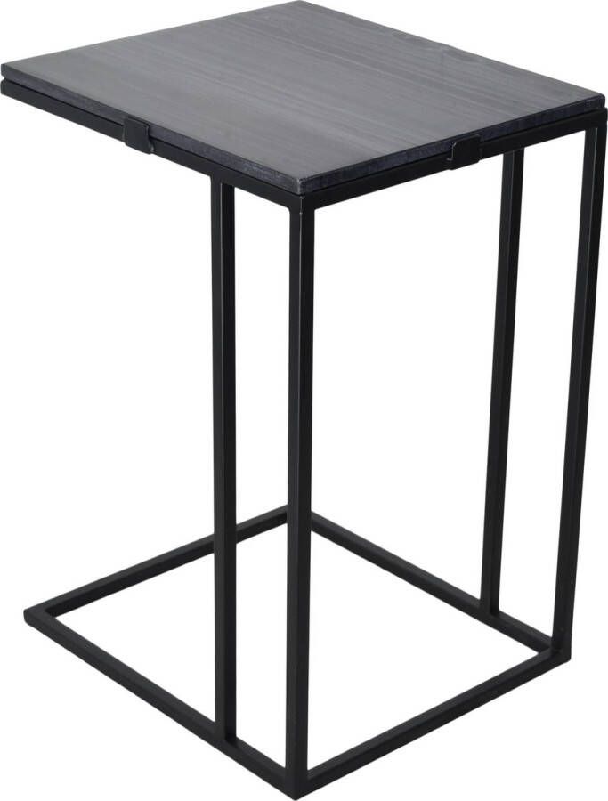Urban Interiors Laptoptafel Loft 42 Marmer 35 x 40cm Zwart