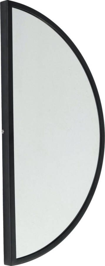 LOFT42 Mirror Spiegel Half Rond Zwart Metaal 60x31
