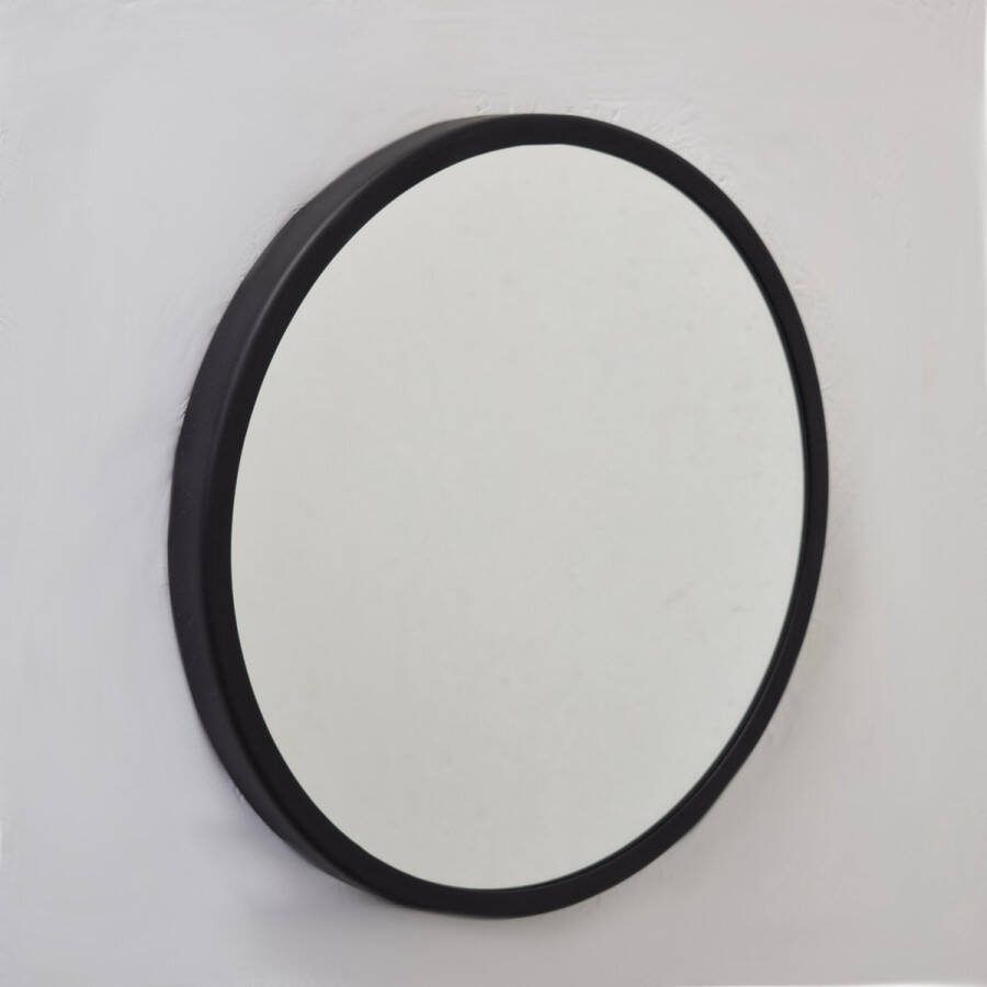 LOFT42 Mirror Spiegel Vierkant Zwart Industrieel Metaal 42x42