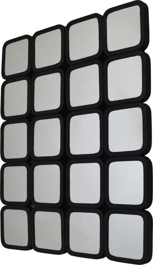 LOFT42 Spiegel Dory Wandspiegel Zwart Metaal 100x80