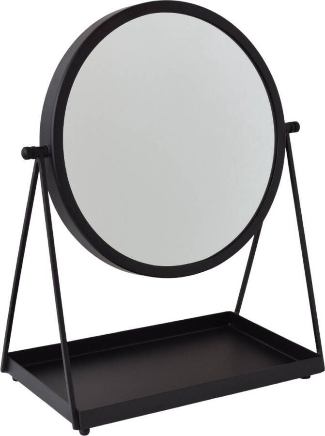 LOFT42 Tafelspiegel Vonki Zwart Metaal 49x40x21