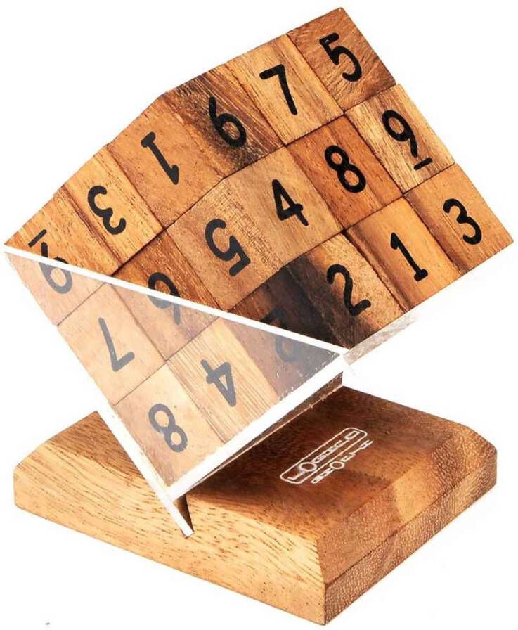 Logica Giochi Breinbreker Houten Sudoku Cube LG624 8 5 x 11 3 x 12 5 cm